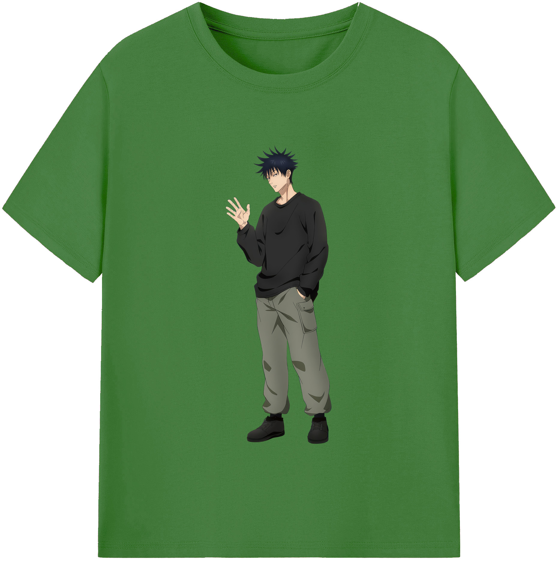 （画像用） 呪術廻戦 Jujutsu Kaisen レディースカジュアルプリントTシャツ（綿100％）